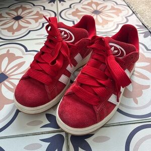 Red Adidas Campus 00s